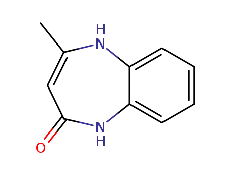 Molecular Structure of 60568-46-9 (2H-1,5-Benzodiazepin-2-one, 1,5-dihydro-4-methyl-)