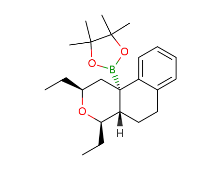(2R*,4S*,4aR*,10bS*)-2,4-diethyl-1,4,4a,5,6,10b-hexahydro-10b-(4,4,5,5-tetramethyl-1,3,2-dioxaborolan-2-yl)-2H-naphtho[2,1-c]pyran