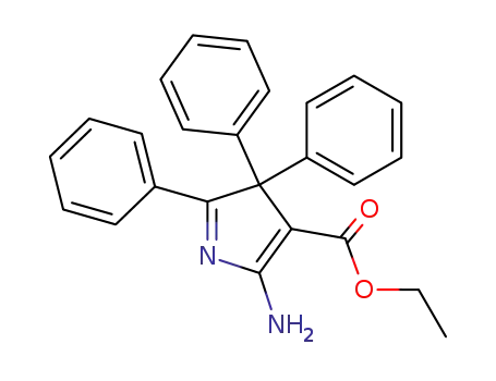 ethyl 2-amino-4,4,5-triphenyl-4H-pyrrole-3-carboxylate