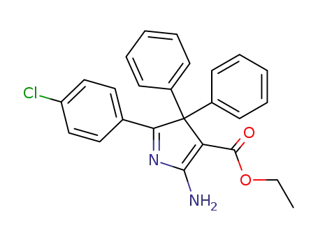 2-(4-chlorophenyl)-3,3-diphenyl-4-ethoxycarbonyl-5-amino-3H-pyrrole