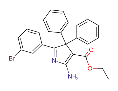 2-(3-bromophenyl)-3,3-diphenyl-4-ethoxycarbonyl-5-amino-3H-pyrrole