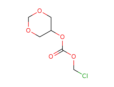 Molecular Structure of 214543-57-4 (Carbonic acid, chloromethyl 1,3-dioxan-5-yl ester)