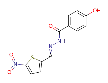 4-hydroxy-benzoic acid [(5-nitro-thiophen-2-yl)methylene]hydrazide