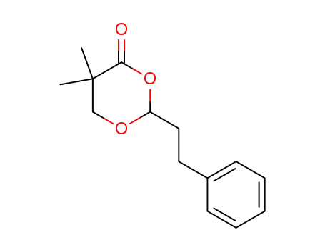 5,5-dimethyl-2-(2-phenylethyl)-1,3-dioxan-4-one