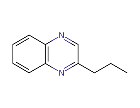Molecular Structure of 81516-60-1 (Quinoxaline, 2-propyl- (9CI))