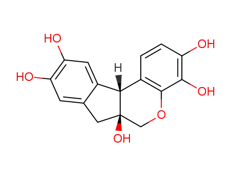 Molecular Structure of 517-28-2 (Hematoxylin)