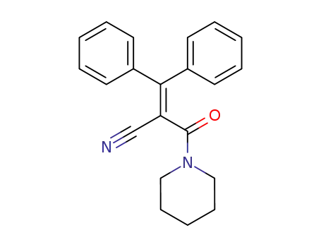 2-(piperidinocarbonyl)-3,3-diphenylacrylonitrile