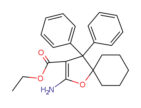 2,2-pentamethylene-3,3-diphenyl-4-ethoxycarbonyl-5-amino-2,3-dihydrofuran