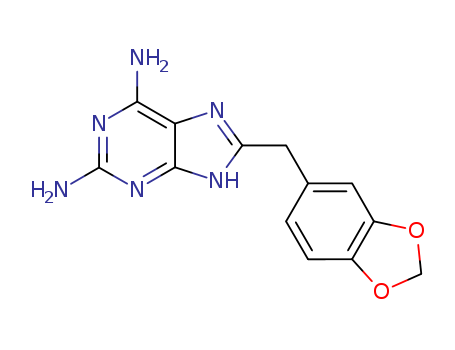 8-((Benzo[d][1,3]dioxol-6-yl)methyl)-9H-purine-2,6-diamine