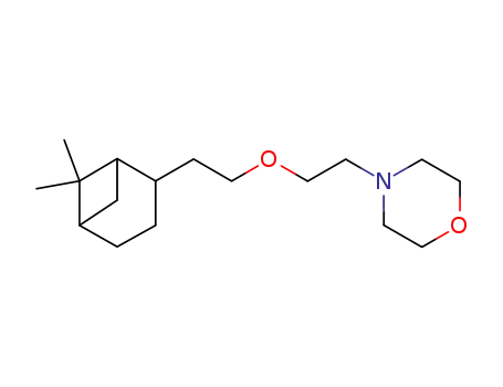 Molecular Structure of 38284-47-8 ((1S,2S,5S)-4-[2-[2-(6,6-DiMethylbicyclo[3.1.1]hept-2-yl)ethoxy]ethyl]Morpholine)