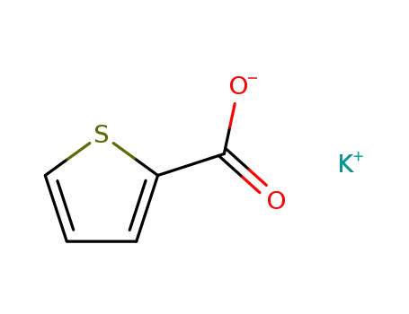 Molecular Structure of 33311-43-2 (2-Thiophenecarboxylic acid, potassium salt)