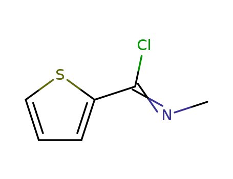 N-methylthiophene-2-carboximidoyl chloride