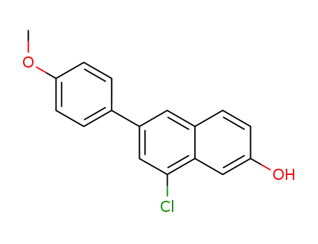 8-chloro-6-(4-methoxyphenyl)-2-naphthol