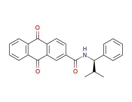 9,10-Dioxo-9,10-dihydro-anthracene-2-carboxylic acid ((R)-2-methyl-1-phenyl-propyl)-amide