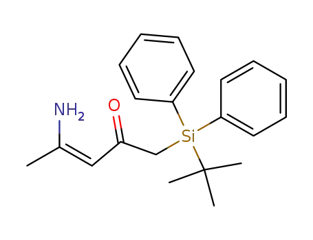 4-amino-1-(tert-butyldiphenylsilyl)pent-3-en-2-one