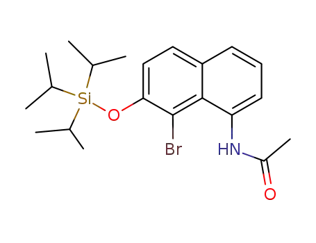 N-{8-bromo-7-[[tris(1-methylethyl)silyl]oxy]}acetamide