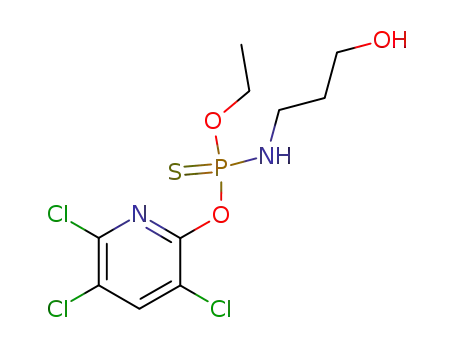 (3-hydroxypropyl)thiophosphoramidic acid O-ethyl O'-(3,5,6-trichloropyridin-2-yl) ester