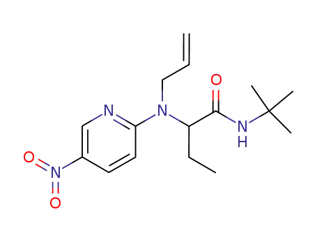 2-(N-allyl-N-(5-nitropyridin-2-yl)amino)-N-tert-butylbutanamide