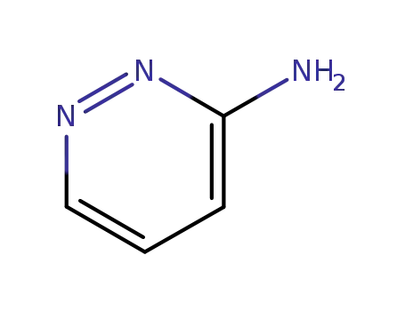 Molecular Structure of 5469-70-5 (Pyridazin-3-amine)
