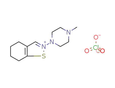 2-(4-methyl-piperazin-1-yl)-4,5,6,7-tetrahydro-1,2-benzisothiazolium perchlorate