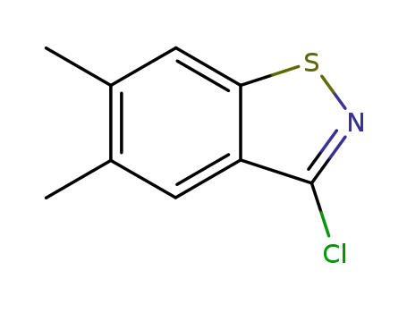 3-chloro-5,6-dimethyl-1,2-benzoisothiazole