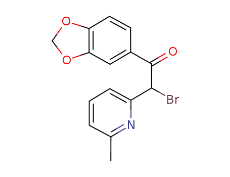 1-(benzo[1,3]dioxol-5-yl)-2-bromo-2-(6-methylpyridin-2-yl)ethanone