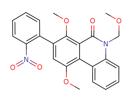 8-(nitrophenyl-2-yl)-7,10-dimethoxy-5-methoxymethylphenanthridin-6-one