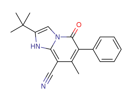 2-tert-butyl-7-methyl-5-oxo-6-phenyl-1,5-dihydroimidazo[1,2-a]pyridine-8-carbonitrile