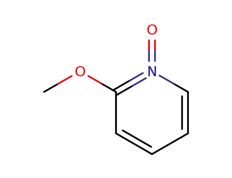 Molecular Structure of 20773-98-2 (Pyridine, 2-methoxy-, 1-oxide (6CI,7CI,8CI,9CI))