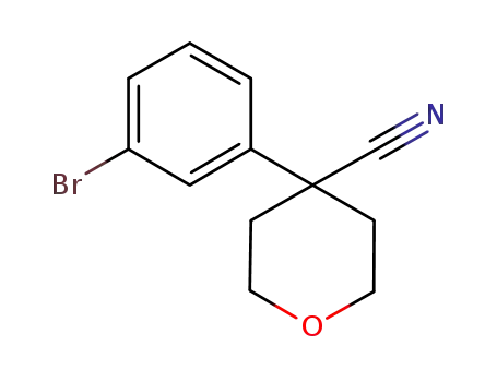 2H-PYRAN-4-CARBONITRILE, 4-(3-BROMOPHENYL)TETRAHYDRO-