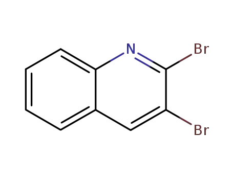 Molecular Structure of 13721-00-1 (2,3-DIBROMOQUINOLINE)