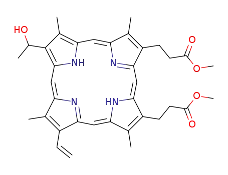 2(4)-(1-hydroxyethyl)-4(2)-vinyldeuteroporphyrin dimethyl ester