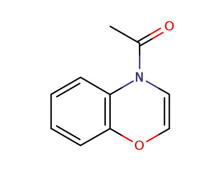 Molecular Structure of 70801-51-3 (4H-1,4-Benzoxazine, 4-acetyl-)