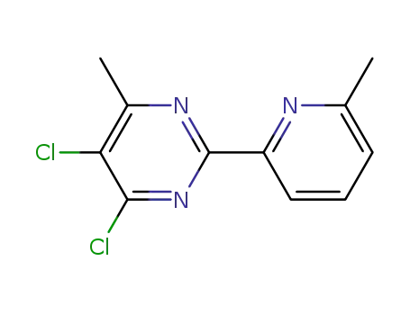4,5-dichloro-6-methyl-2-(6-methyl-pyridin-2-yl)-pyrimidine