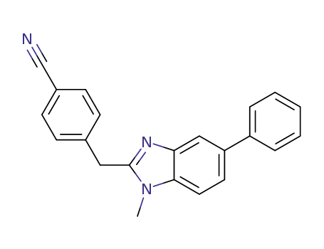 4-[(5-phenyl-1-methyl-1H-benzimidazol-2-yl)-methyl]-benzonitrile