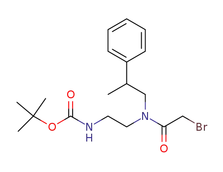 2-[(bromoacetyl)(2-phenylpropyl)amino]ethyl carbamic acid tert-butyl ester