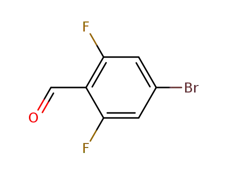 Molecular Structure of 537013-51-7 (4-BROMO-2,6-DIFLUOROBENZYLALDEHYDE)