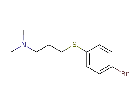 Molecular Structure of 403793-24-8 (1-Propanamine, 3-[(4-bromophenyl)thio]-N,N-dimethyl-)