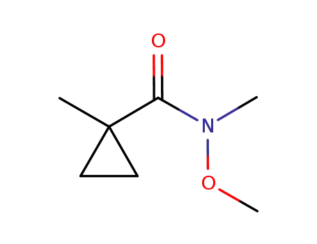 Cyclopropanecarboxamide, N-methoxy-N,1-dimethyl- (9CI)