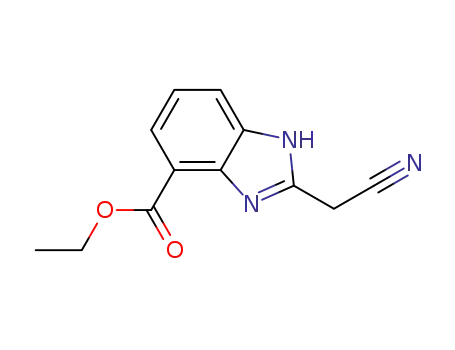 ethyl 2-cyanomethyl-1H-benzimidazole-4-carboxylate