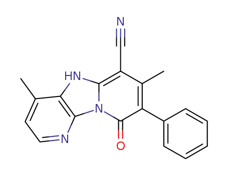 4,7-dimethyl-9-oxo-8-phenyldipyrido[1,2-a;3',2'-d]imidazole-6-carbonitrile