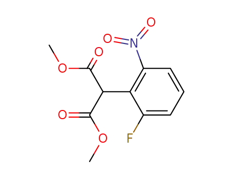 2-(2-fluoro-6-nitrophenyl)malonic acid dimethyl ester