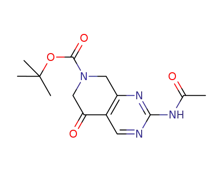 1,1-dimethylethyl 2-(acetylamino)-5,8-dihydro-5-oxo-pyrido[3,4-d]pyrimidine-7(6H)-carboxylate