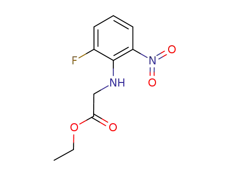 (2-fluoro-6-nitrophenylamino)acetic acid ethyl ester