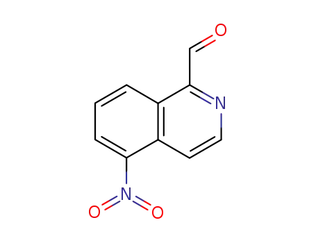 Molecular Structure of 20335-60-8 (1-Isoquinolinecarboxaldehyde, 5-nitro-)