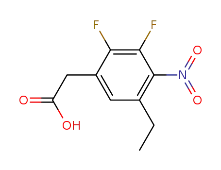 ethyl 2,3-difluoro-4-nitrophenylacetic acid