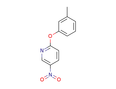 Molecular Structure of 28232-33-9 (2-(m-methylphenoxy)-5-nitropyridine)
