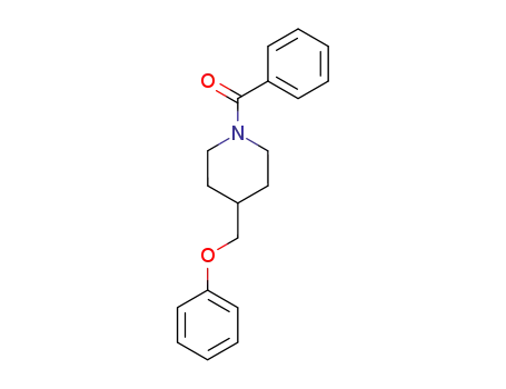 Molecular Structure of 63608-14-0 (Piperidine, 1-benzoyl-4-(phenoxymethyl)-)