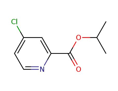 Molecular Structure of 874786-49-9 (2-Pyridinecarboxylic acid, 4-chloro-, 1-methylethyl ester)