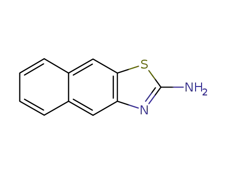 Molecular Structure of 39608-20-3 (Naphtho[2,3-d]thiazol-2-amine (9CI))